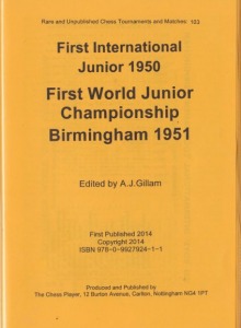 Turnierbroschüre Birmingham 1950/51 (Titelblatt)