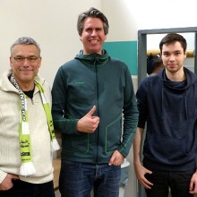 Bernd Rosen, Sebastian Siebrecht und Andreas Walter