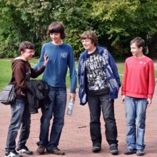 SVR-U16: Max, Jan, Tim und Patrick (vlnr)